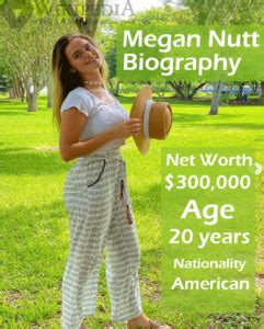 Megan Nutt Bio, Age, Height, Boyfriend, Net Worth, 2024, Parents